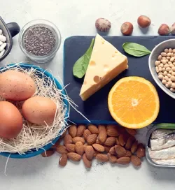 Nutrientes chave para saúde óssea