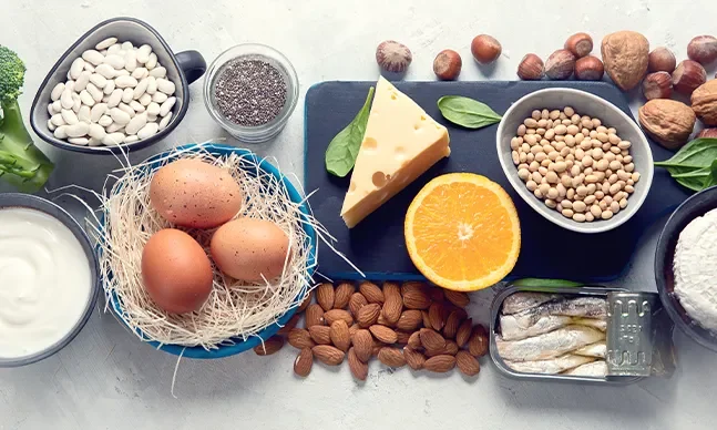 Nutrientes chave para saúde óssea