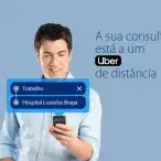 Uber proporciona viagens mais acessíveis para as  unidades Lusíadas Saúde do Norte